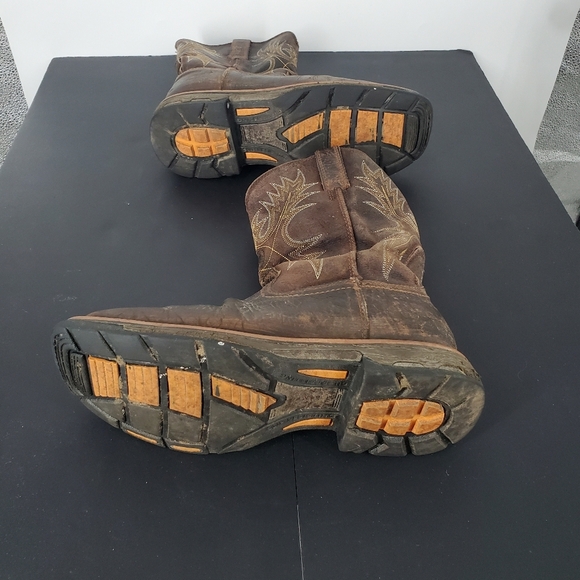 Ariat Rugged WorkHog H2O Waterproof Work Boots Men's 8 D Wide Square Toe Shoes - Picture 7 of 7